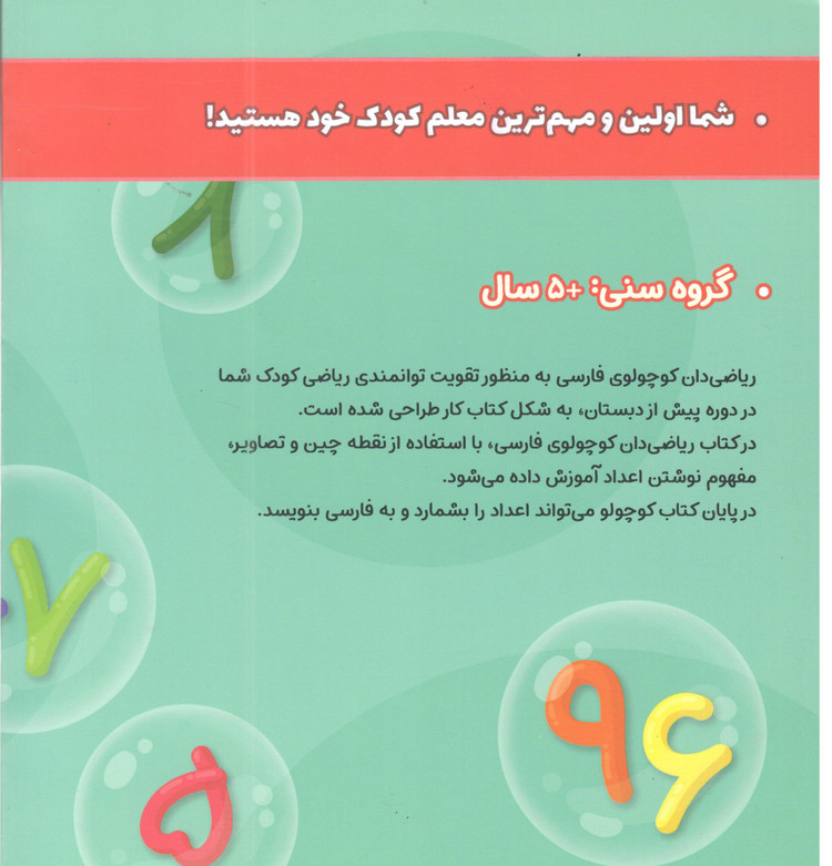 کتاب ریاضی دان کوچولو اثر پرستو قلم چی و علی خاکبازان انتشارات پرستو